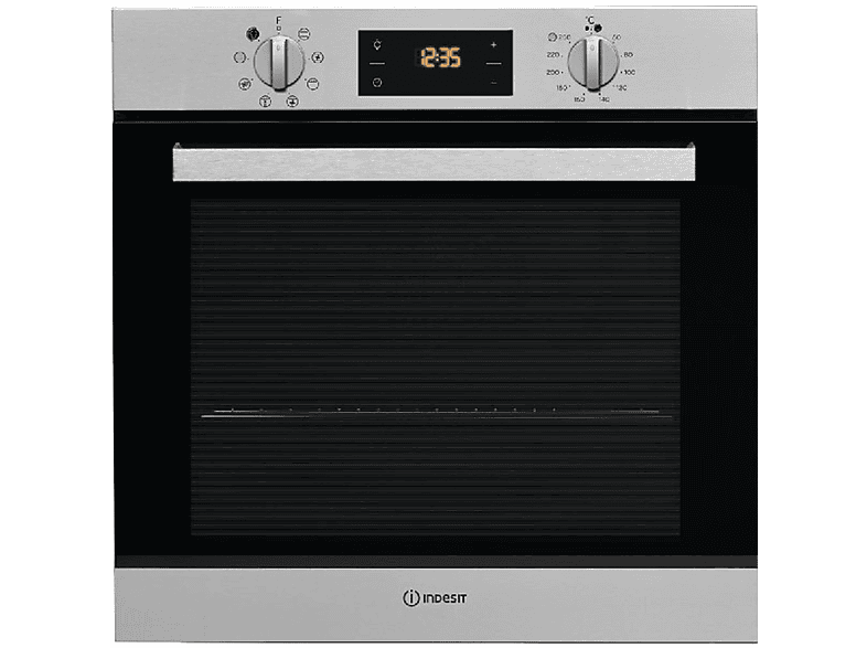 INDESIT IFW 6540 P IX — Horno pirolítico, Integrable, 551 mm, Inox, 66 l