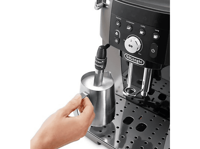 DELONGHI ECAM250.33.TB -MAGNIFICA SMART — Cafetera superautomática, 1450 W, 15 bar, 14 tazas, Negro Titanio, vista 2
