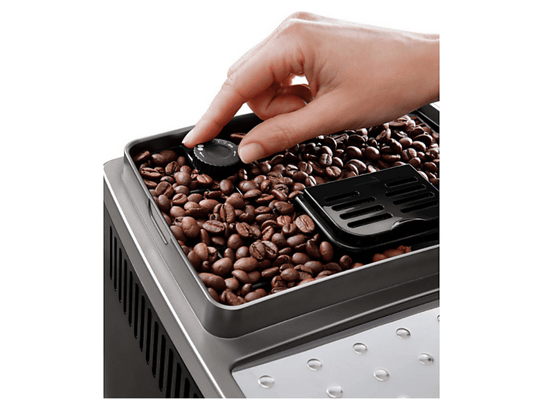 DELONGHI ECAM250.33.TB -MAGNIFICA SMART — Cafetera superautomática, 1450 W, 15 bar, 14 tazas, Negro Titanio, vista 3
