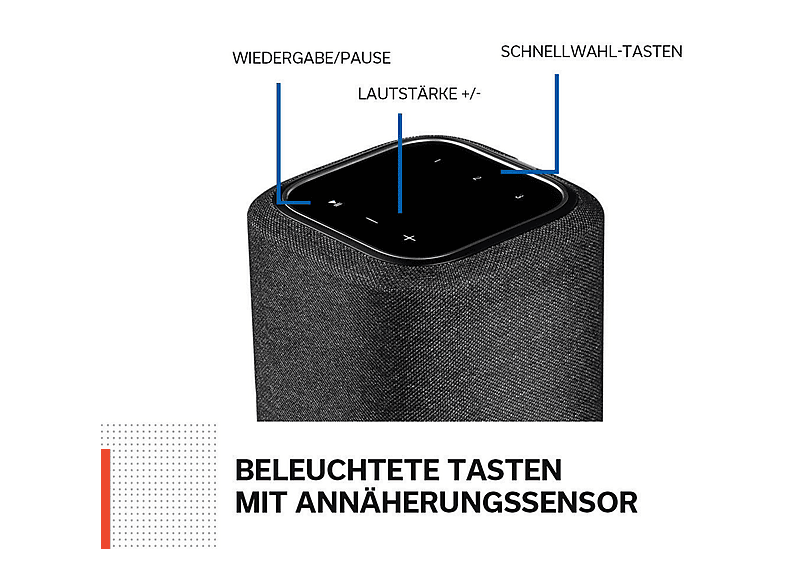 DENON HOME 150 NEGRO — Altavoz Inalámbrico, Bluetooth, 1Watt, 1 canales, vista 6