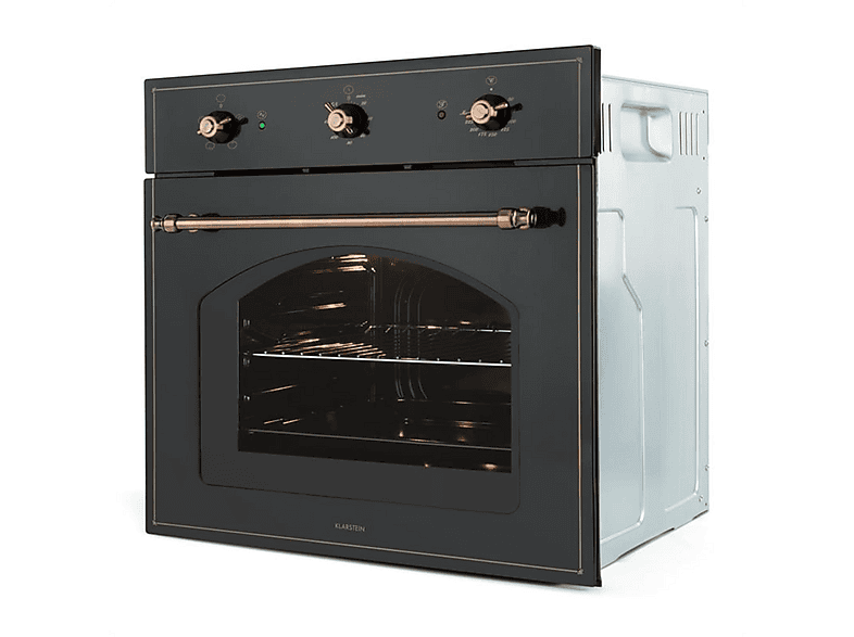 KLARSTEIN Vilhelmine — Horno convencional, Integrable, 59,50 cm, Negro, 59 l