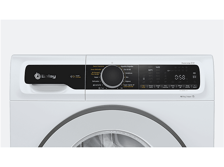 BALAY 3TW9104B — Lavadora secadora, 10 kg + 6 kg, Blanco, vista 2