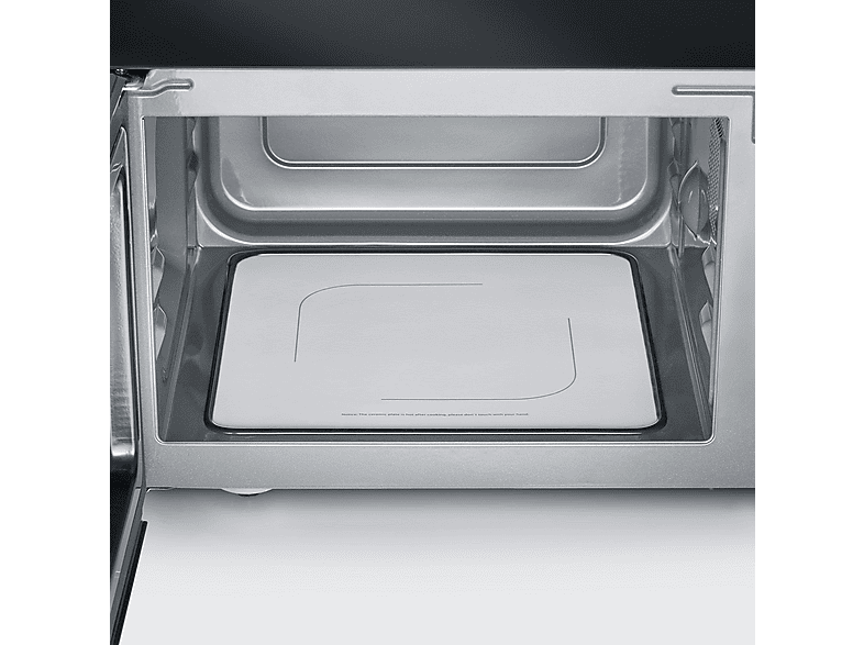 SEVERIN MW 7763 — Microondas con grill y base de vidrio, 1000 W, 10 potencia, 25 l, negro, vista 9