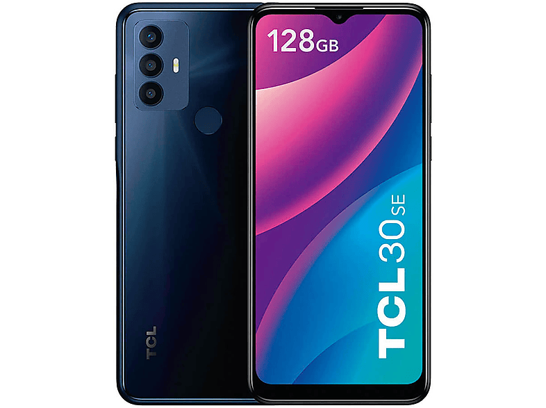 TCL 30SE 6.52P/4G/8N/4+128GB/BL — Smartphone, Azul, 4 GB RAM, 60 Hz, 5000 mAh