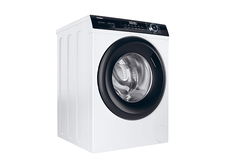 HAIER HW80-B14939 — Lavadora carga frontal, 8 kg, 15 programas, Blanco, vista 3