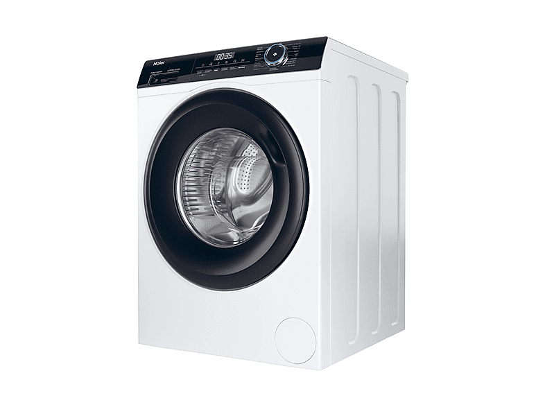 HAIER HW80-B14939 — Lavadora carga frontal, 8 kg, 15 programas, Blanco, vista 4
