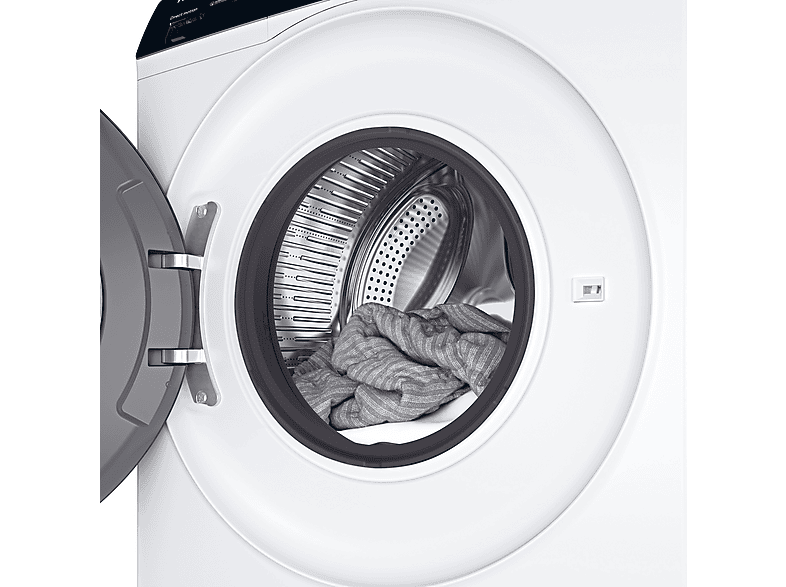 HAIER HW80-B14939 — Lavadora carga frontal, 8 kg, 15 programas, Blanco, vista 8