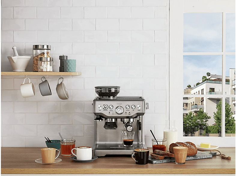 SAGE SES875BKS2EEU1A — Cafetera express, 1850 W, Negro, 15 bar, 0,48 ml, vista 6