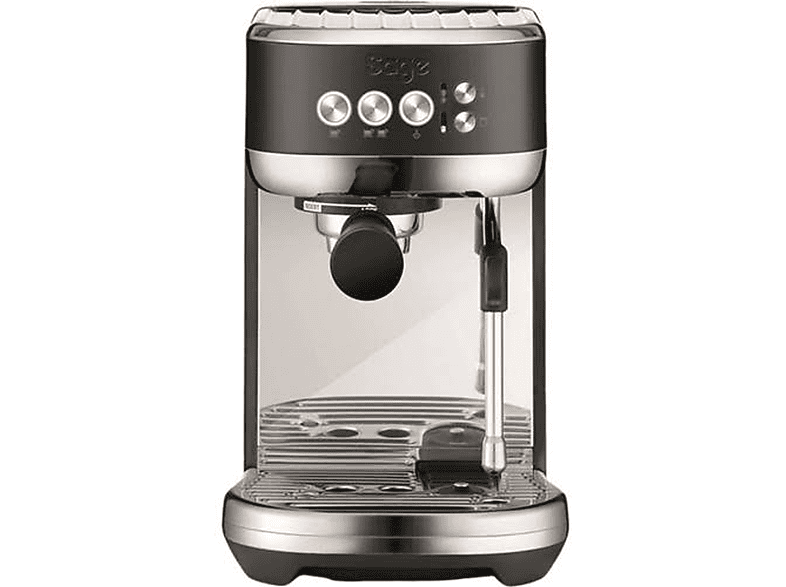 SAGE SES500BST4EEU1 BAMBINO PLUS ACERO INOX NEGRA — Cafetera express, 1600 W, Negro, 15 bar, 2 tazas