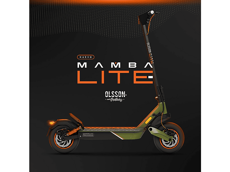 OLSSON MAMBA LITE homologado DGT 35km autonomía — Patinete eléctrico, Pot. máx. 850 W, Carga máx. 120 kg, 10000 mAh, hasta 35 km autonomía, vista 3