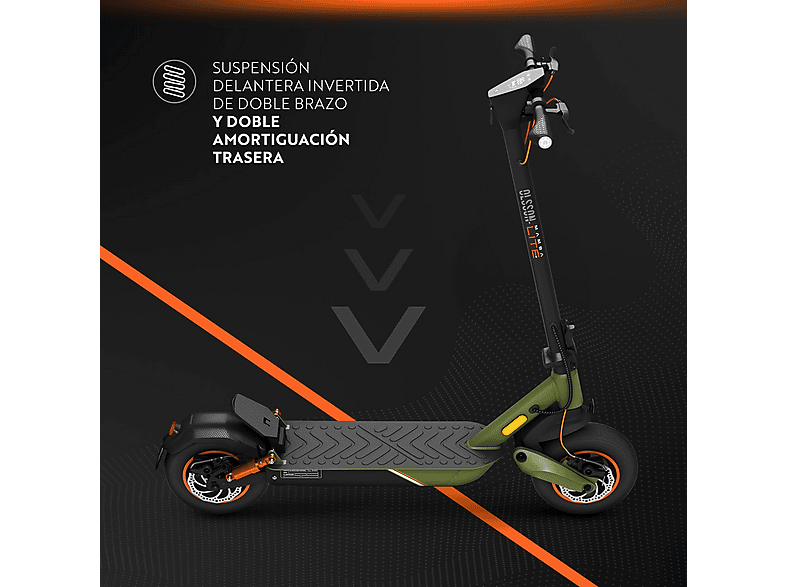 OLSSON MAMBA LITE homologado DGT 35km autonomía — Patinete eléctrico, Pot. máx. 850 W, Carga máx. 120 kg, 10000 mAh, hasta 35 km autonomía, vista 5