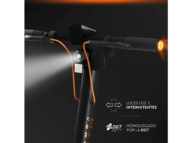 OLSSON MAMBA LITE homologado DGT 35km autonomía — Patinete eléctrico, Pot. máx. 850 W, Carga máx. 120 kg, 10000 mAh, hasta 35 km autonomía, vista 6