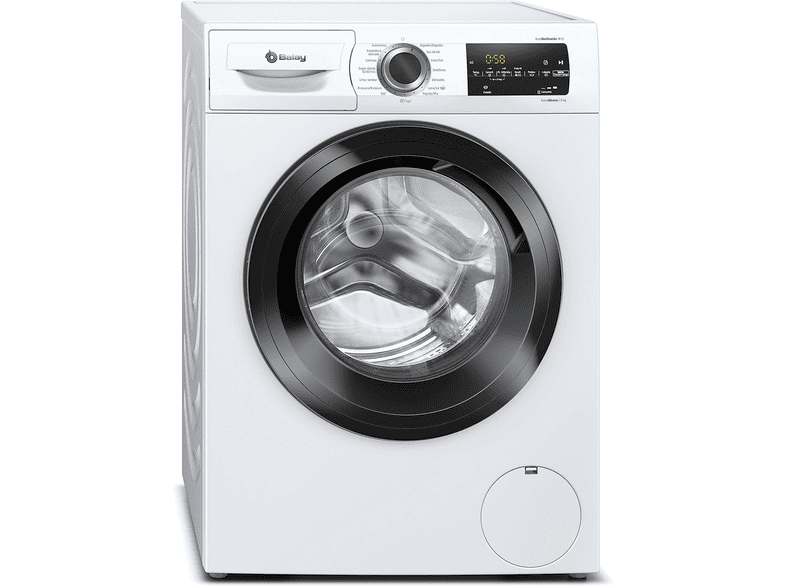 BALAY 4242006297138 — Lavadora carga frontal, 9 kg, 13 programas, Blanco roto