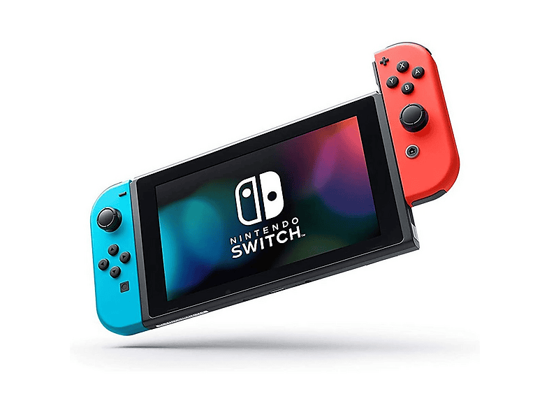 NINTENDO CONSOLA SWITCH AZUL/ROJO NEON — Consola Nintendo Switch, 32 GB, vista 7