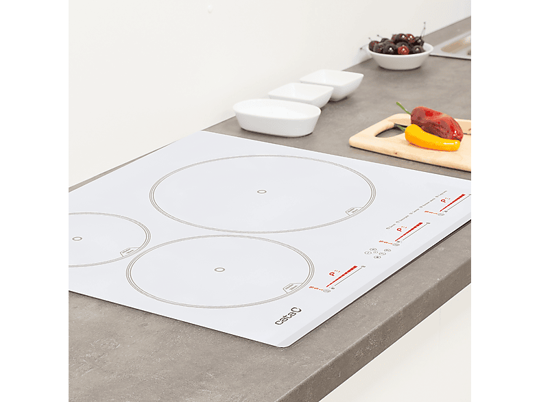 CATA 8053001 INSB 6003 WH — Placa de inducción, 59 cm, Blanco, 3 zonas, vista 11
